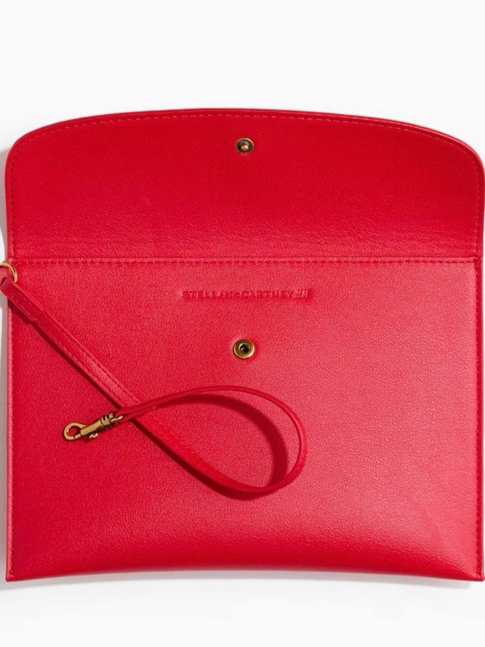 H&M Stella McCartney Red Perforated Mesh Tote with Logo - Picture 2 of 4